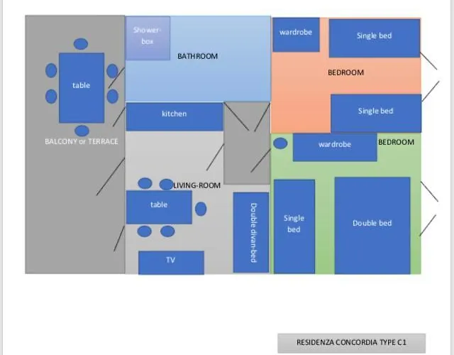 Residenza Concordia Apartmán *