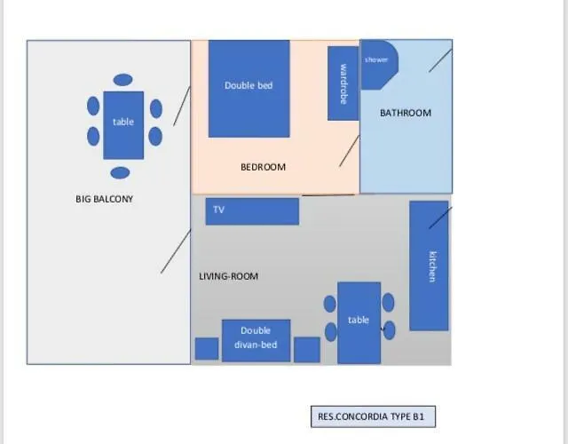 Appartement Residenza Concordia